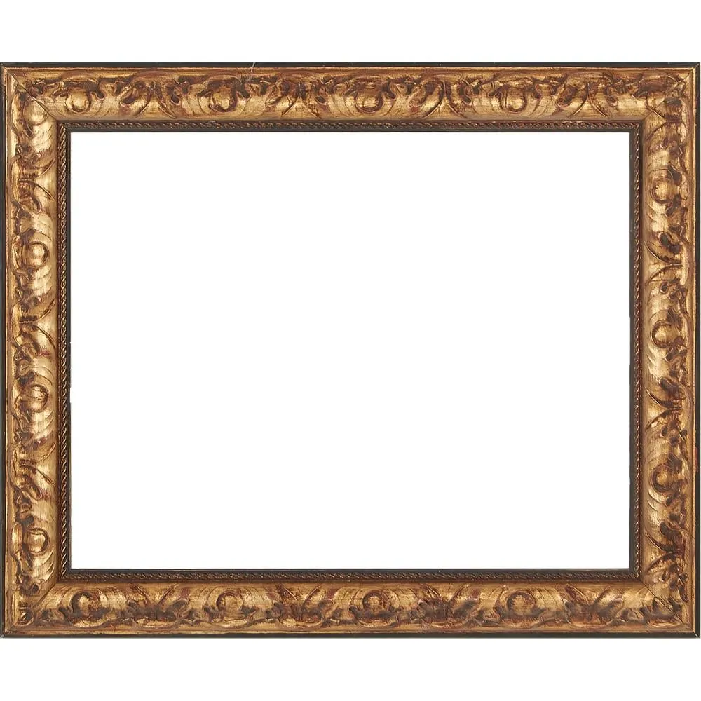[AT/1001] Cornice in legno dorato ed ebanizzato