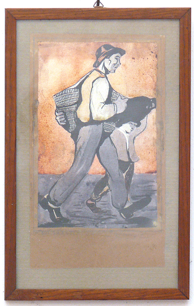 [CA1071] Acquarello di uomo (Volterrani)