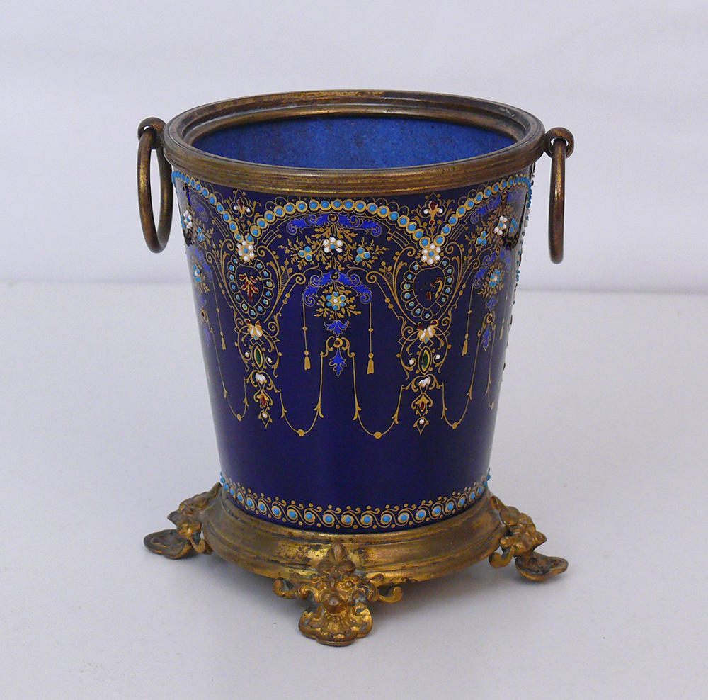 [CA1160] Contenitore Viennese a smalti perlinati