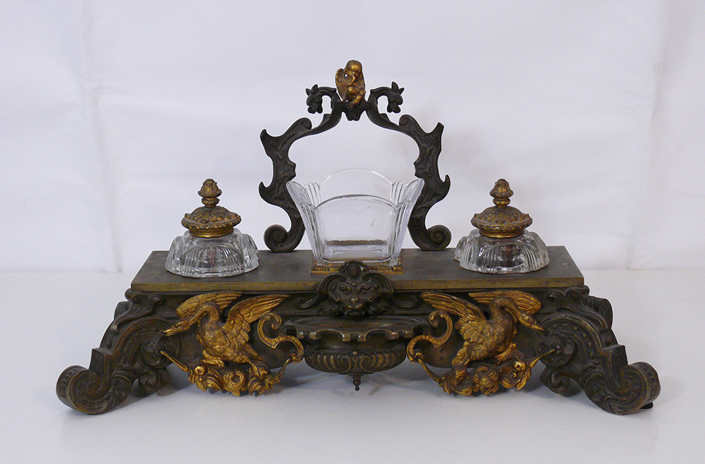 Calamaio in bronzo '800