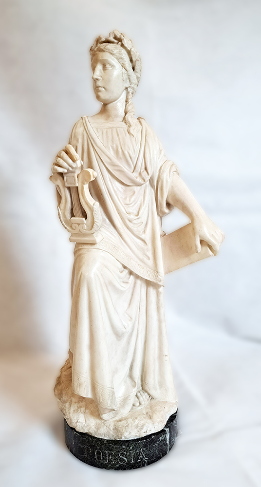 [CA1267] Scultura in marmo della "Poesia"