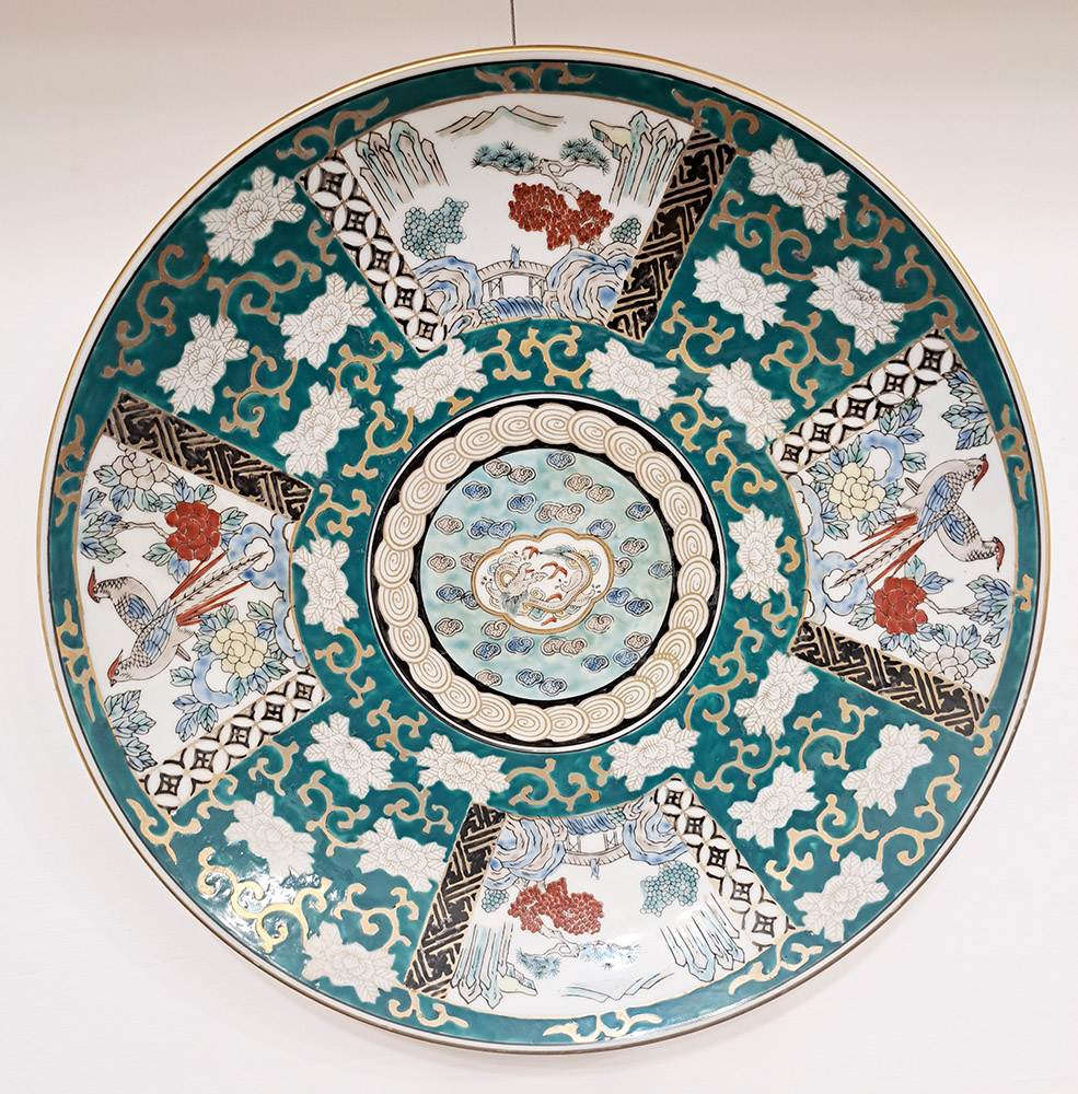 Grande piatto in porcellana cinese