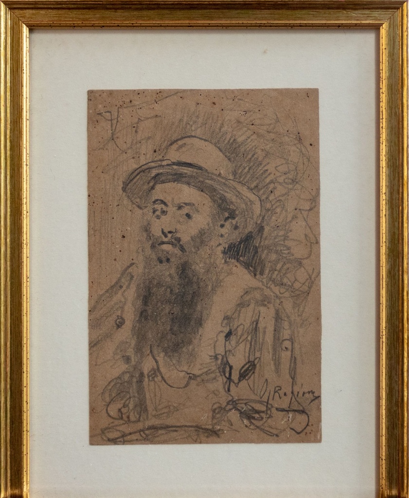 [CA1443] Raffaele Ragione, Ritratto, matita