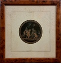 Stampa in stile neoclassico con putti