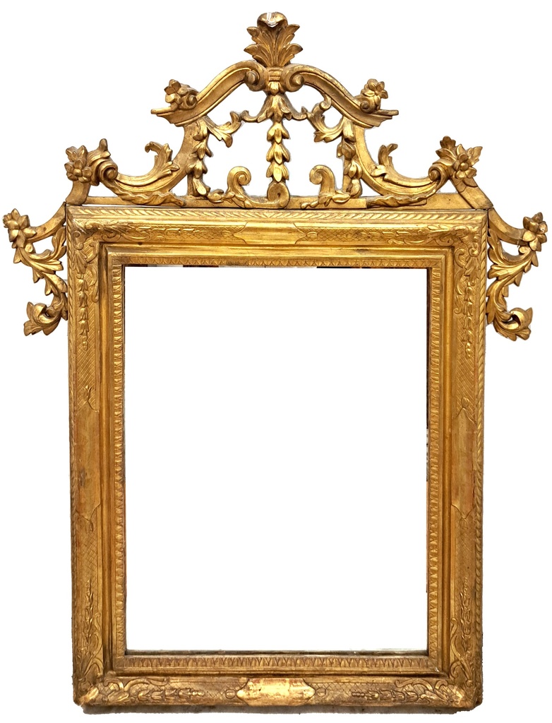 Specchiera Luigi XVI in legno dorato