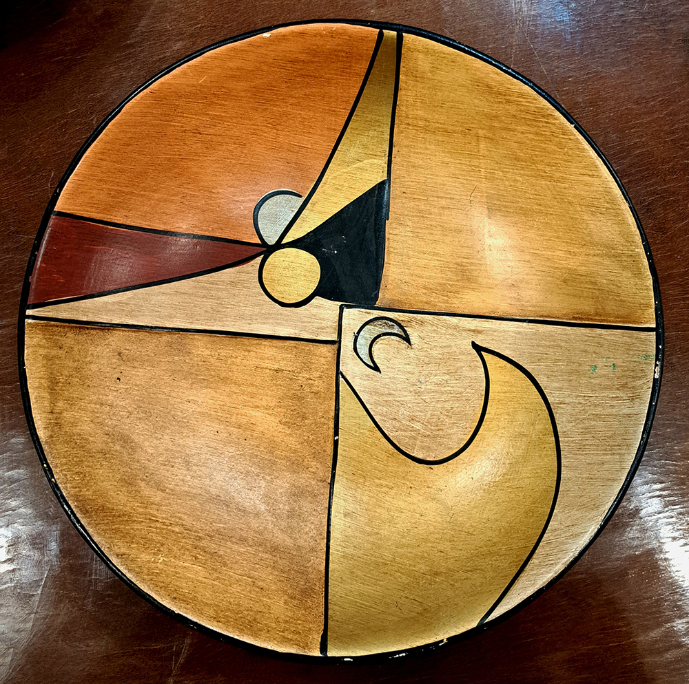 [CA1515] Piatto scuola Kandiskij