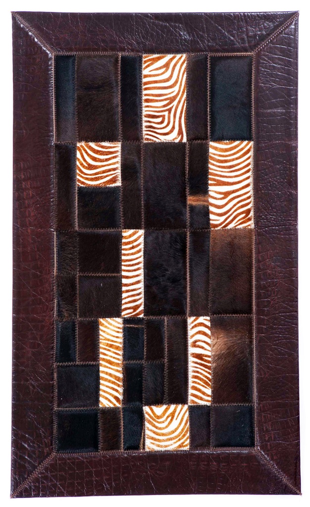 [N1840] Leather Patchwork