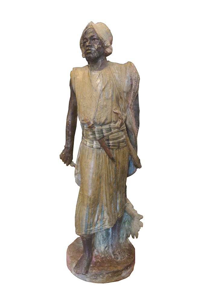 Scultura Orientalista in terracotta