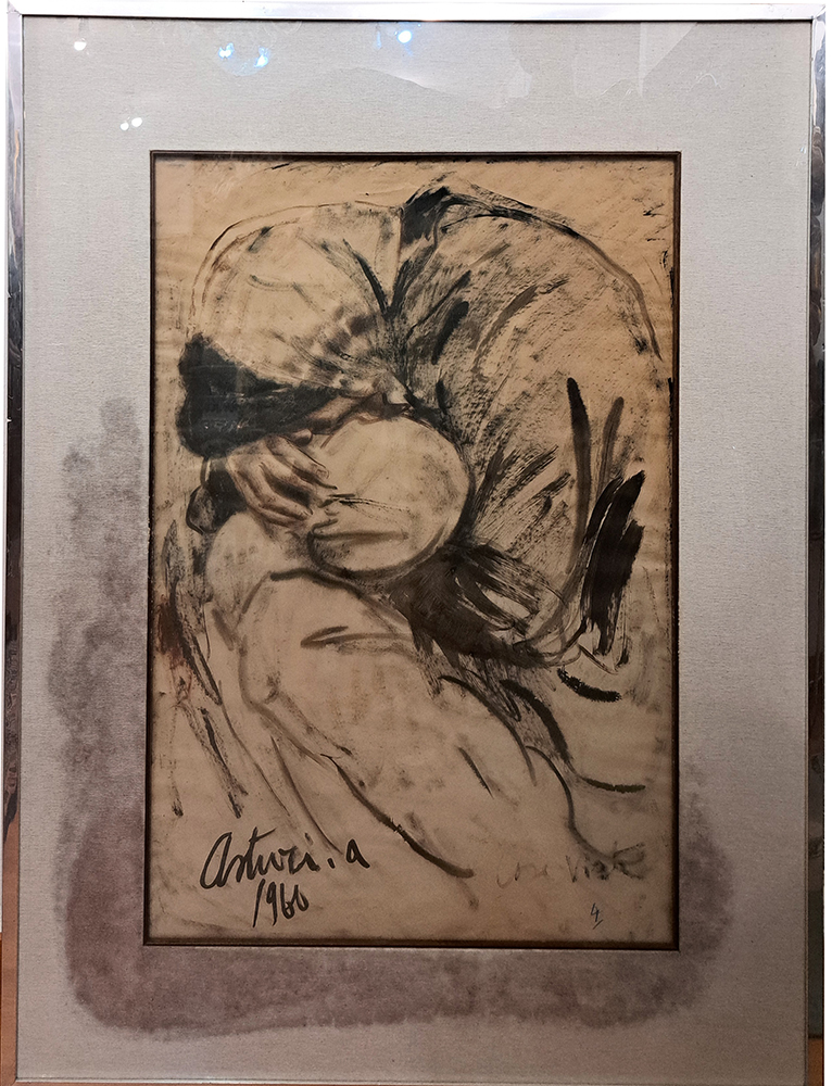 Dipinto f.to Antonio Asturi "Abbraccio"