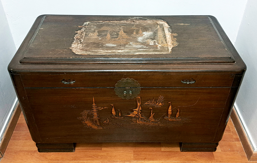 Baule in cipresso e sandalo