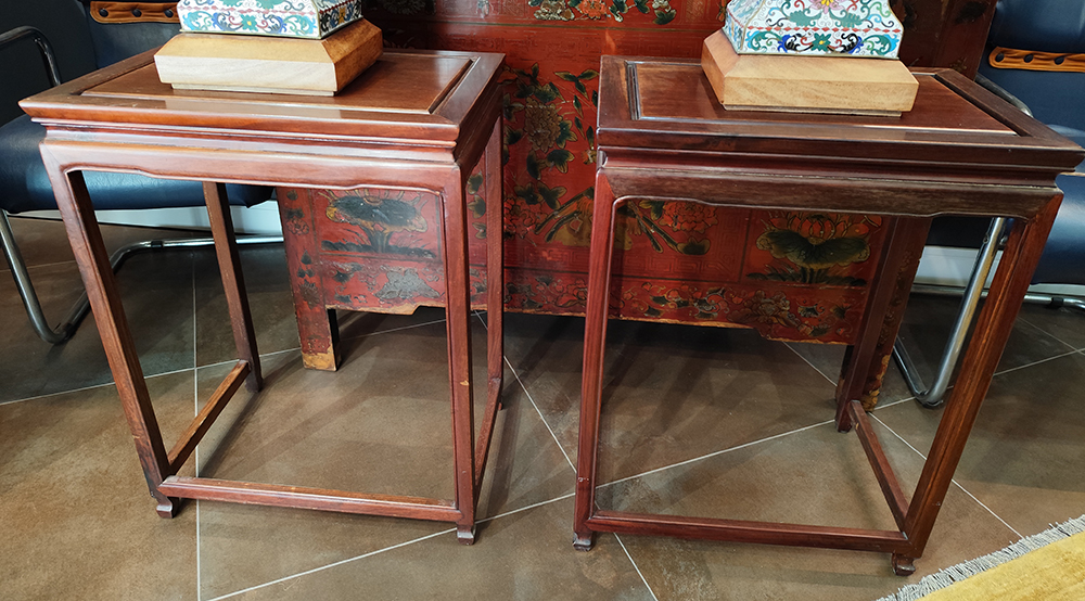 [Z1763] Coppia di tavolini Cina