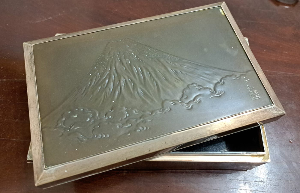 [Z1803] Scatola giapponese in metallo