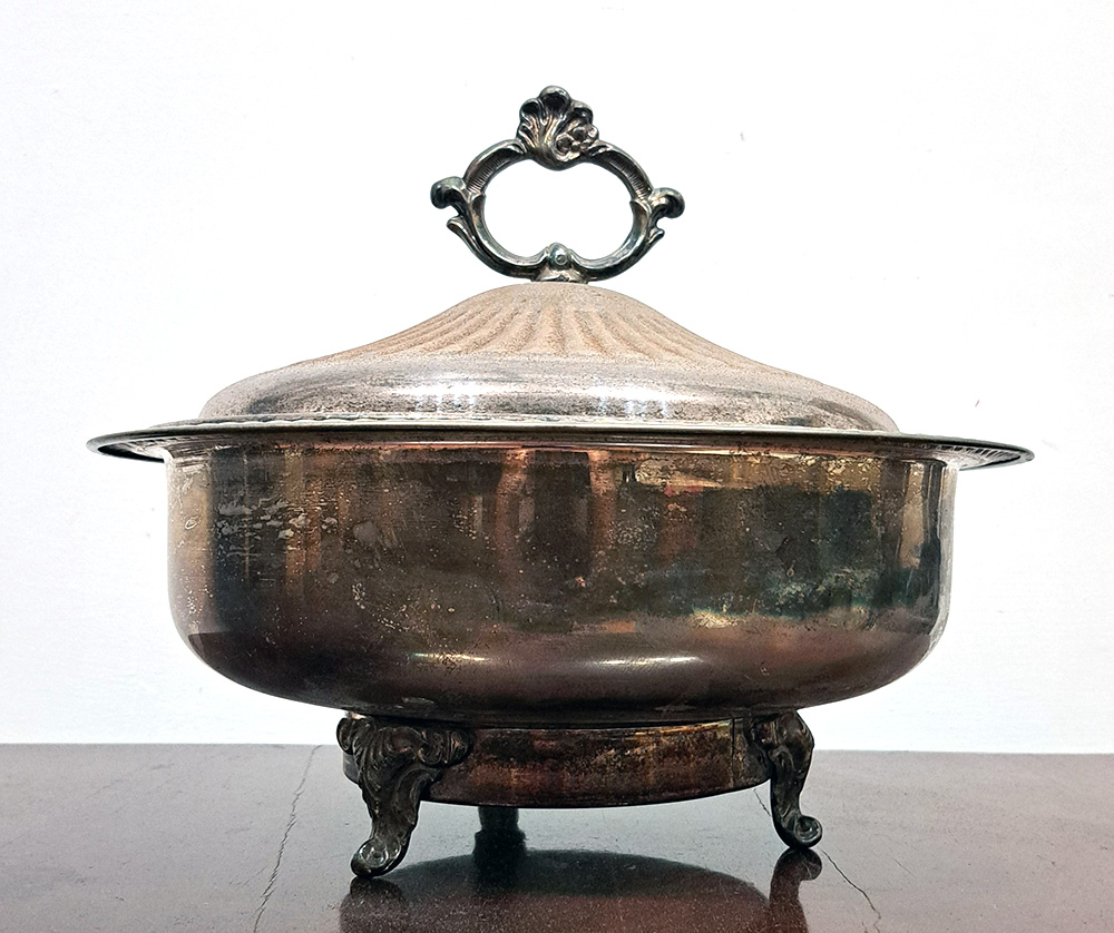 Legumiera in argento Sheffield