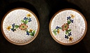 Coppia di piattini Cloisonnè