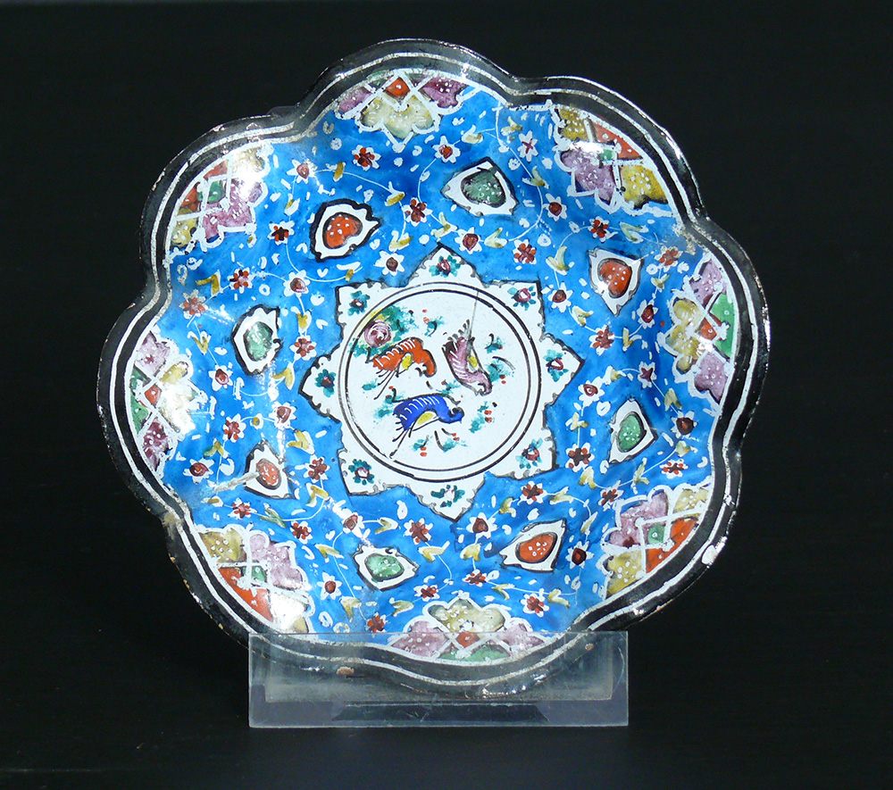 Piattino in rame smaltato