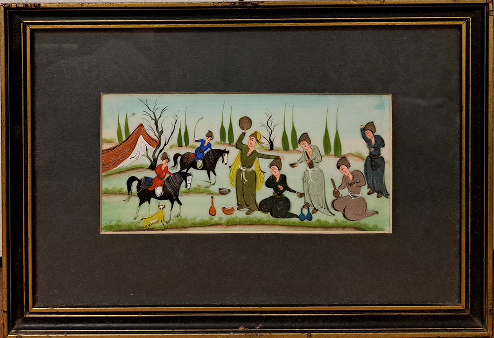 [ZA1052] Miniatura persiana su placca