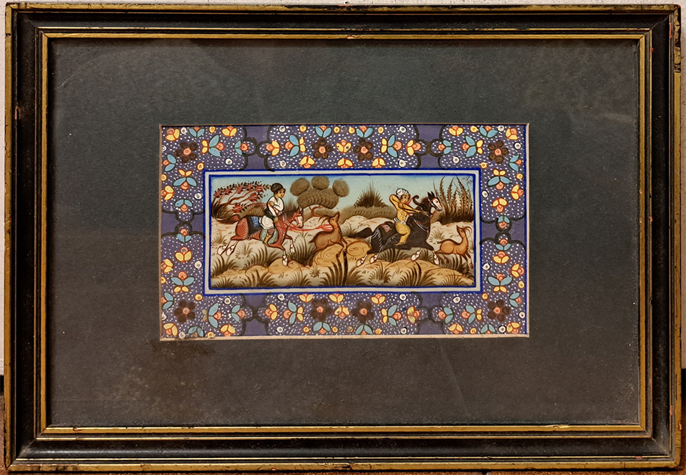 [ZA1053] Miniatura persiana su placca