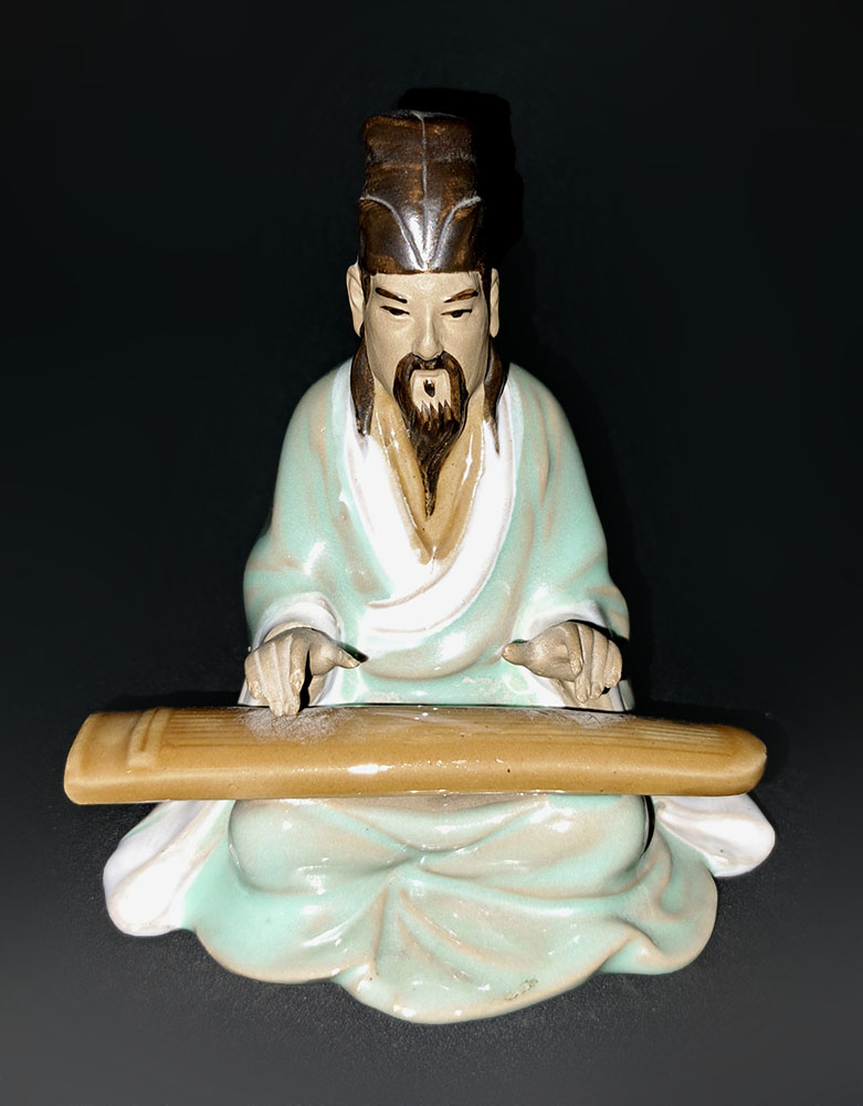 Saggio in maiolica Sancai