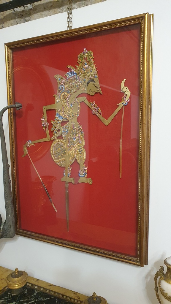 Marionetta Wayang in cornice