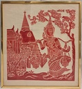 Xilografia Indonesia "dea del cibo"