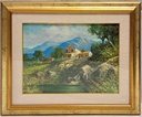 Dipinto "Paesaggio con laghetto"