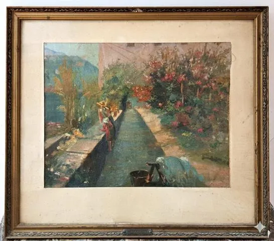 F. Mancini (detto Lord) - Olio su tela