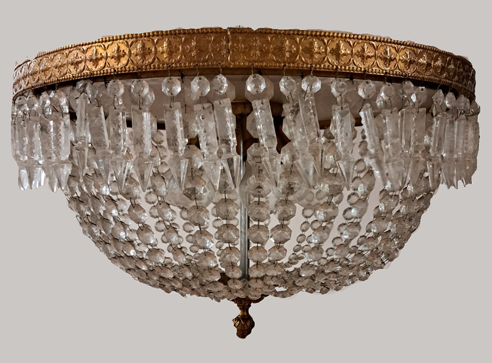 [ZG1073] Lampadario in cristallo