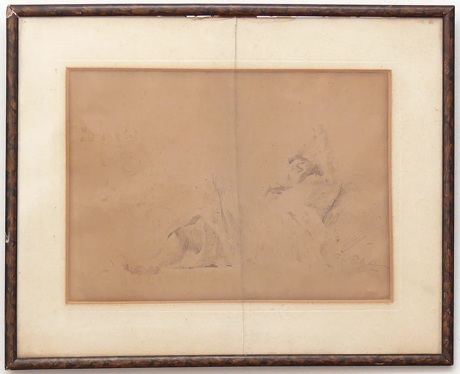 Disegno di donna "Postiglione"