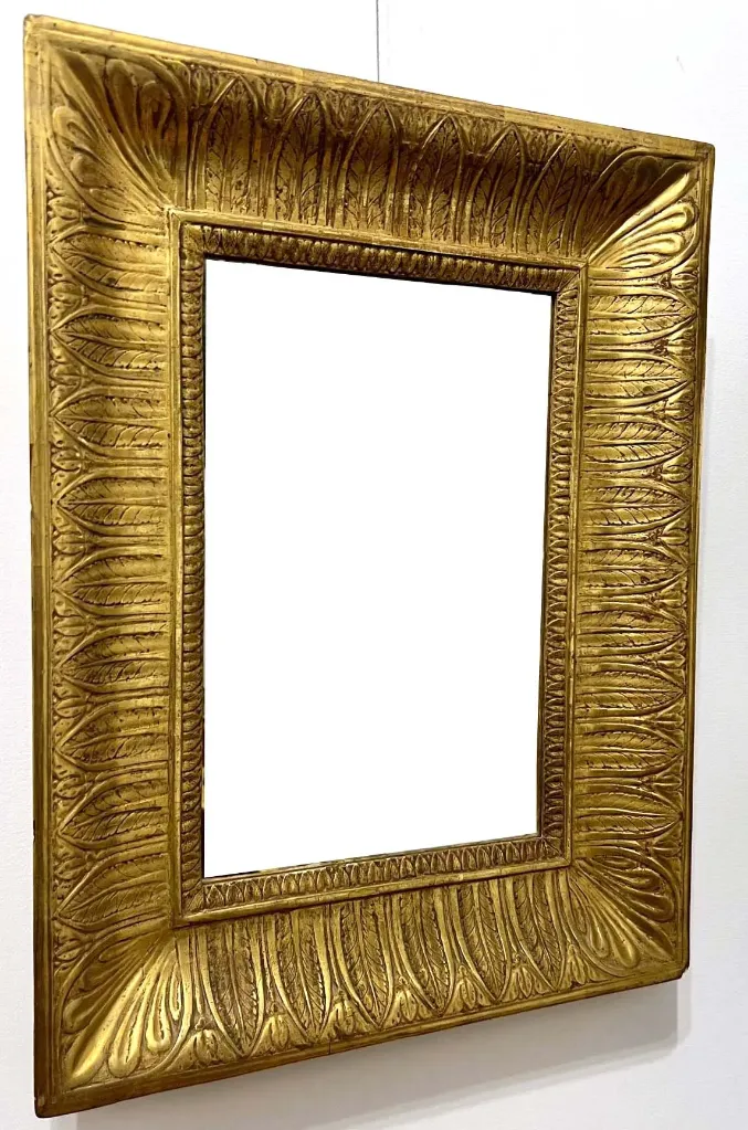 [ZG/1114] Cornice Impero in legno dorato