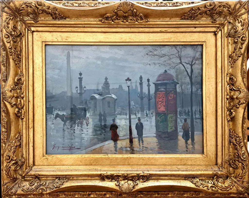 [CA/1571] G. Scognamiglio - Strada con carrozze