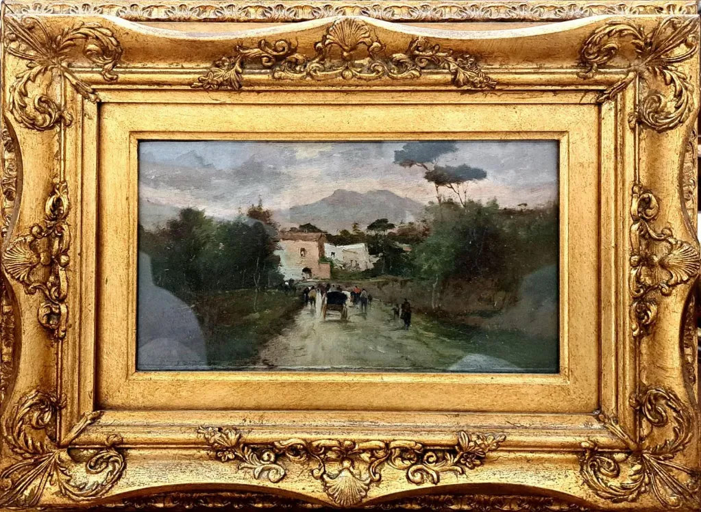 [CA/1584] R. Scoppa - Viale di campagna