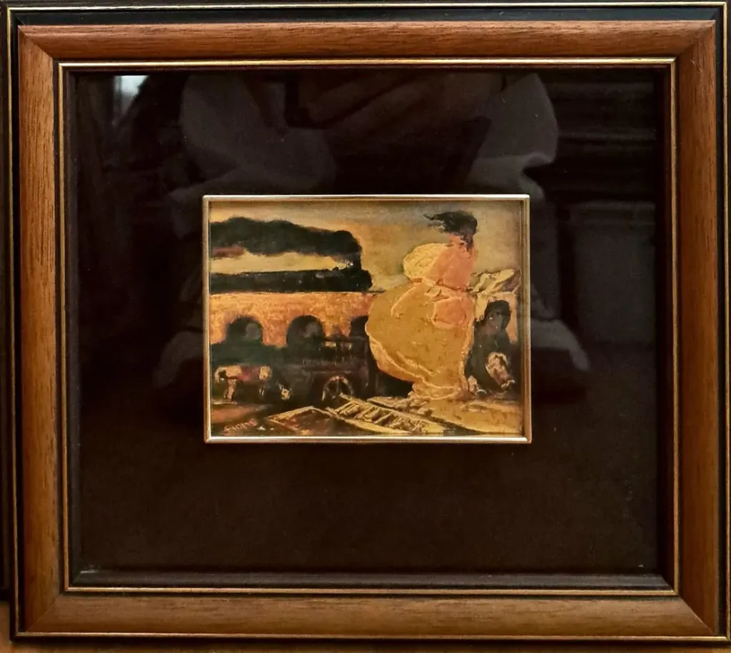 [CA/1588] S. Fiume - litografia su lamina d'oro 23k