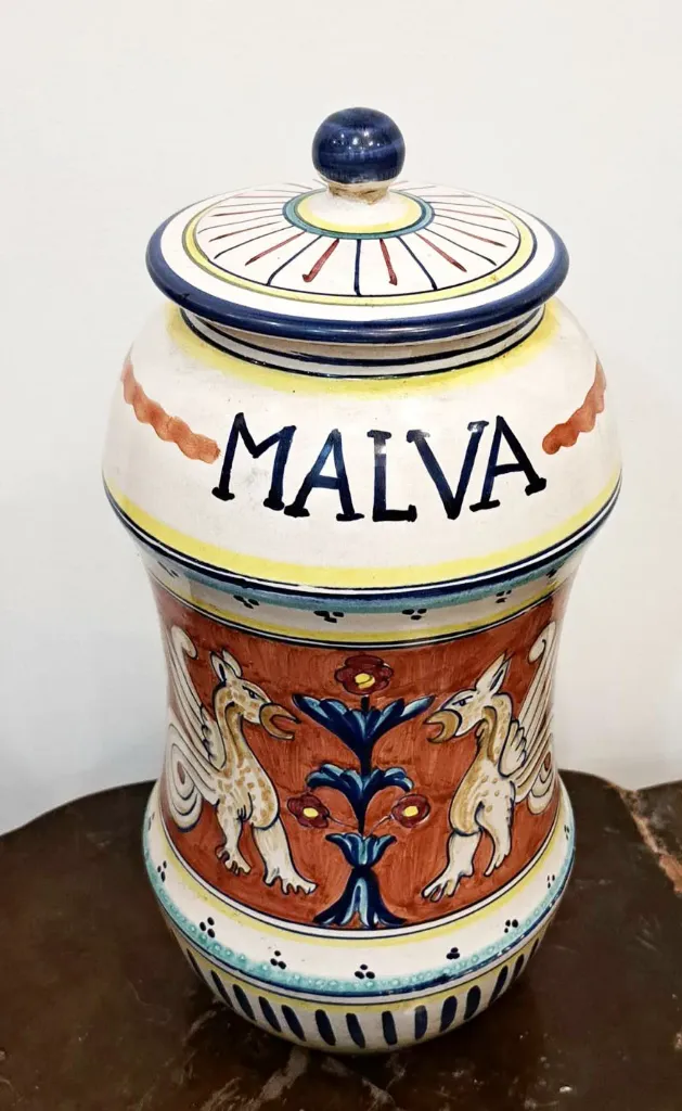 [CA/1596] Vaso da farmacia - L'antica di Deruta - Malva