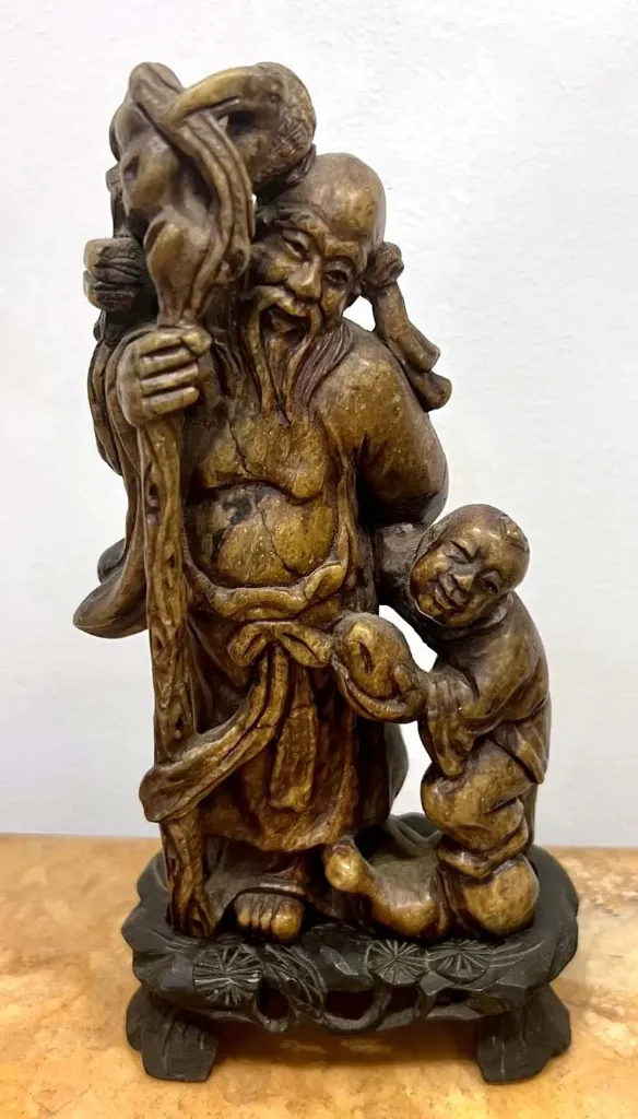 Sculturina di saggio in saponaria