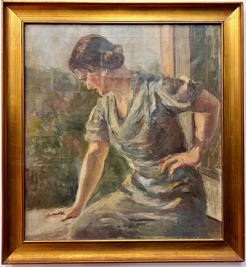 Ignoto - Donna alla finestra