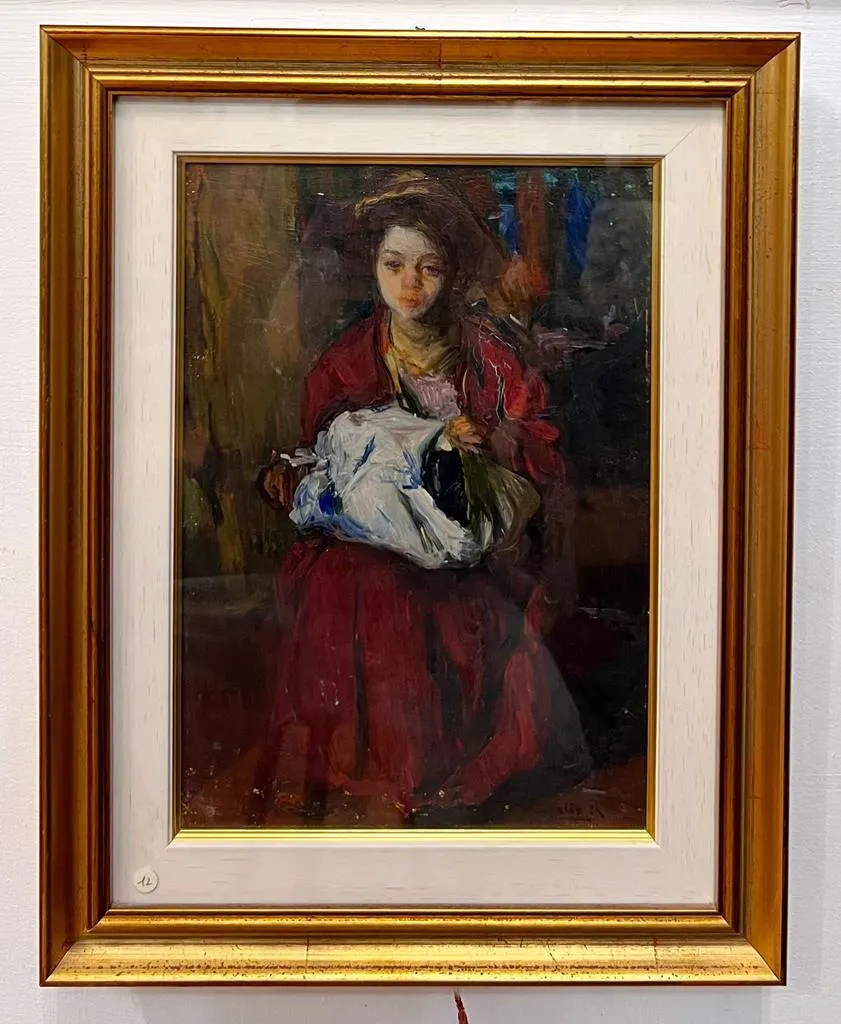 R. Capaldo - Ragazza seduta